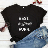 Best Boyfriend Ever Shirt Couple Noir - MatchingMood