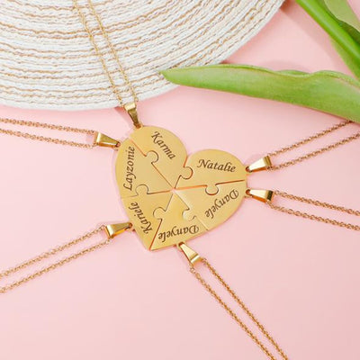 Collier Personnalisé pour 2 à 8 Meilleures Amies
