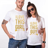 Tee Shirt Couple Amour Femme Homme - MatchingMood