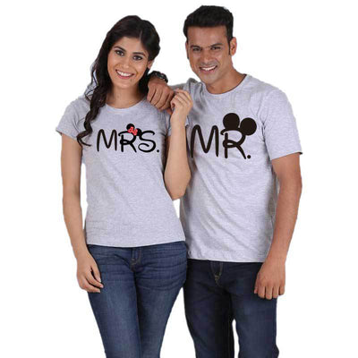 Tee-Shirt Couple Mr Mrs