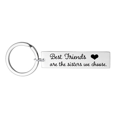 Porte Clé Meilleure Amie Rectangulaire