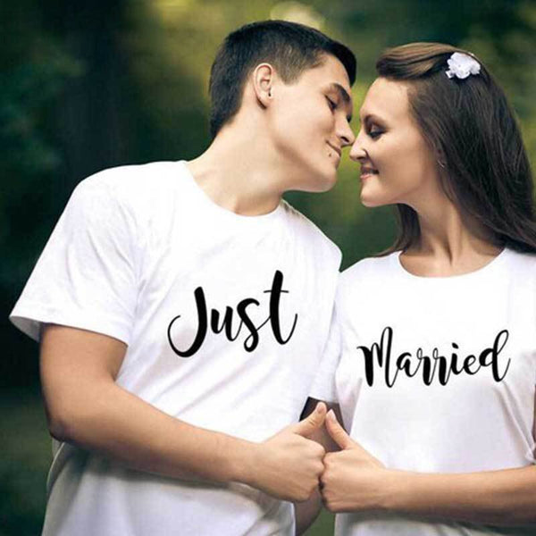 Tee-Shirt Just Married Couple