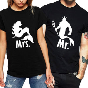 T Shirt Couple La Petite Sirène