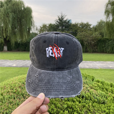 Casquette Couple Denim Beauty Beast