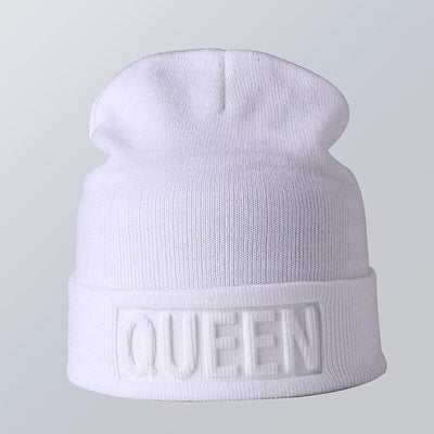 Bonnet Couple Queen Blanc