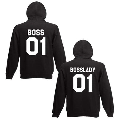 Sweat Couple Boss Homme Boss Lady Noir