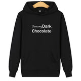 Sweat Couple Chocolat Femme Noir