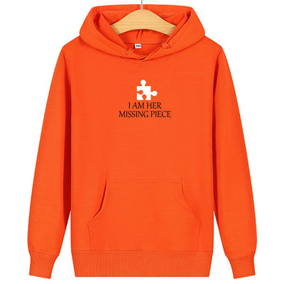 Sweat Couple Grand Amour Homme Orange
