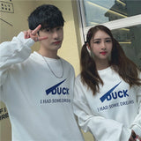 Pull Couple Duo Blanc
