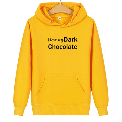 Sweat Couple Chocolat Femme Jaune