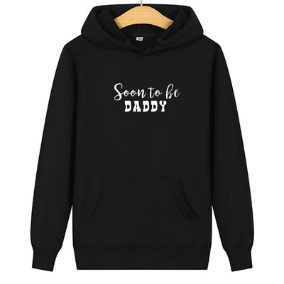 Sweat Couple Bientôt Parents Papa Noir