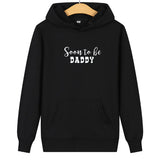 Sweat Couple Bientôt Parents Papa Noir