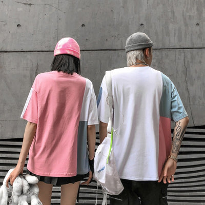 T Shirt Couple Korean Fashion Duo amoureux