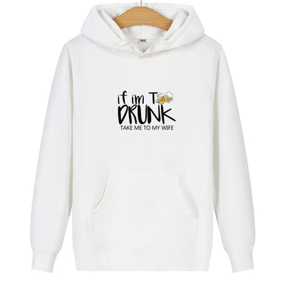 Sweat Couple Alcool Homme Blanc