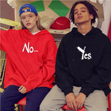 Sweat Couple Yes No - MatchingMood