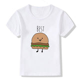 T Shirt Meilleure Amie Burger Frites