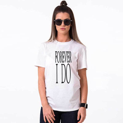 Tee-Shirt Forever I Do blanc