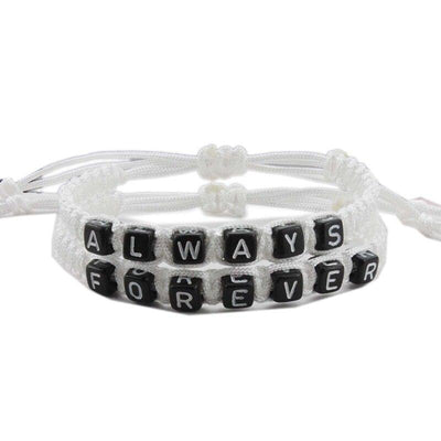 Bracelet pour Couple avec Texte