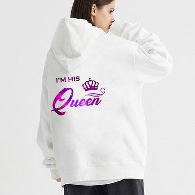 Sweat Couple Capuche King Queen Quasar
