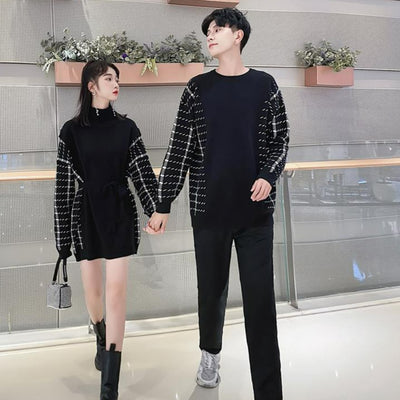 Pull Duo Couple Noir