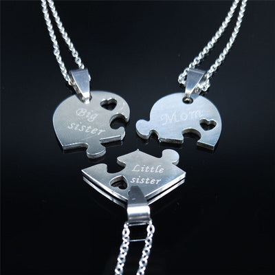 Collier Coeur Mère Fille