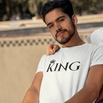 T Shirt Couple King in Love - MatchingMood