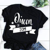 T Shirt Queen Personnalisable Année