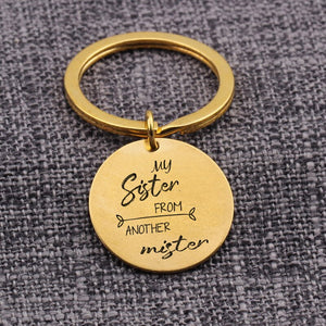 Porte Clef Pour Une Amie Or