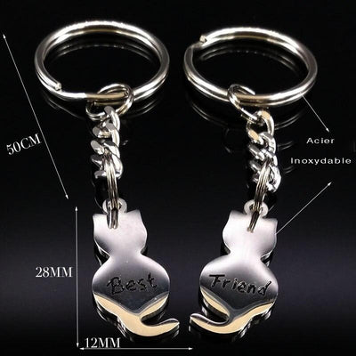 Porte Clé Amitié Caractéristiques - Matchingmood