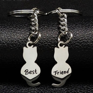 Porte Clé Amitié Pas Cher Chats - Matchingmood