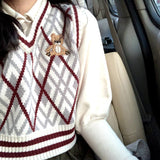 Pull Losange Crop Top