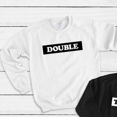 Pull Meilleure Amie Fille Blanc - MatchingMood