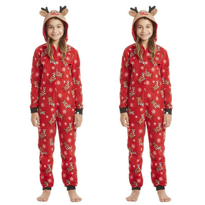 Pyjama Famille Noël Homme Fille Renne