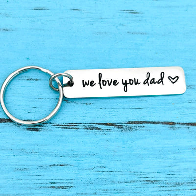 Porte Clé Père Plusieurs Enfants