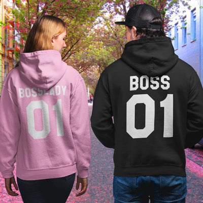 Sweat Couple Boss Homme Boss Lady - MatchingMood