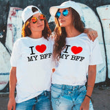 T-Shirt De Meilleure Amie Best Friends Forever - MatchingMood