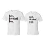 T-Shirt Couple Best Girlfriend Ever - Best Boyfriend Ever - MatchingMood