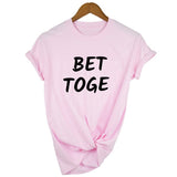 T-Shirt Meilleure Amie Better Together Rose - BET TOGE - MatchingMood