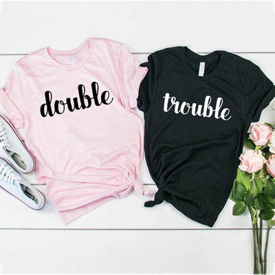 T-Shirt Meilleure Amie Double Trouble