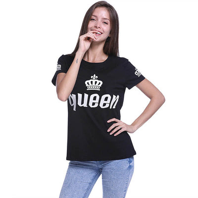 Tee-Shirt King Queen Couple - Femme