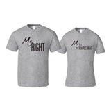T-Shirt Mrs Always Right Gris