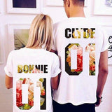 t shirt bonnie and clyde couple