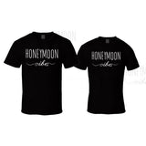Tee shirt Honeymoon Couple Noir