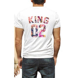 T Shirt Couple King et Queen Roses Modele 2 KING