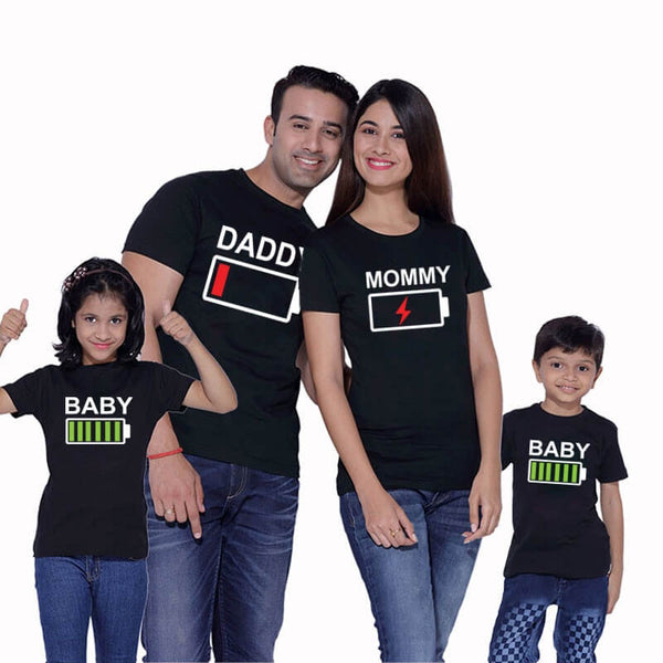 T Shirt Famille Batterie