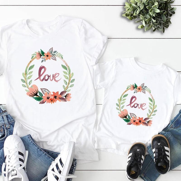 T Shirt Maman d Amour - MatchingMood