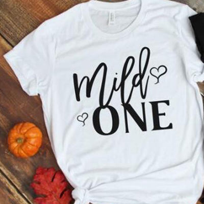 T Shirt Meilleure Amie Mild One Blanc - MatchingMood