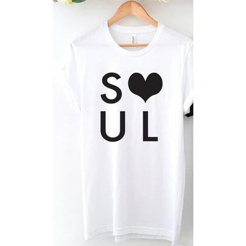 T Shirt Meilleure Amie Soul Mate blanc - MatchingMood