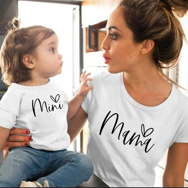 T Shirt  Mama Mini Heart