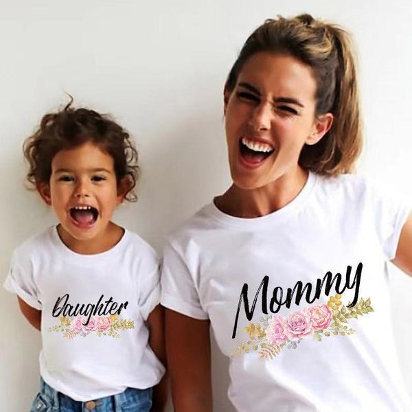 T Shirt Mommy and Daughter - MatchingMood